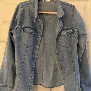 VIGOSS  Women's Denim Jacket - Blue